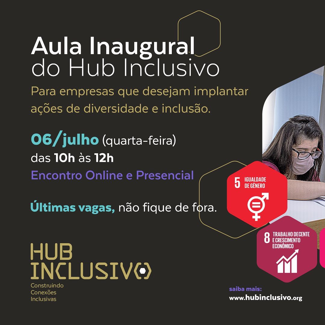 Live - Aula inaugural do Hub Inclusivo